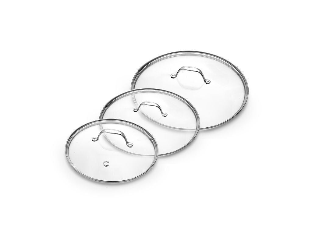 GLASDECKEL-SET 20/24/28 CM – 3-TEILIG - 1