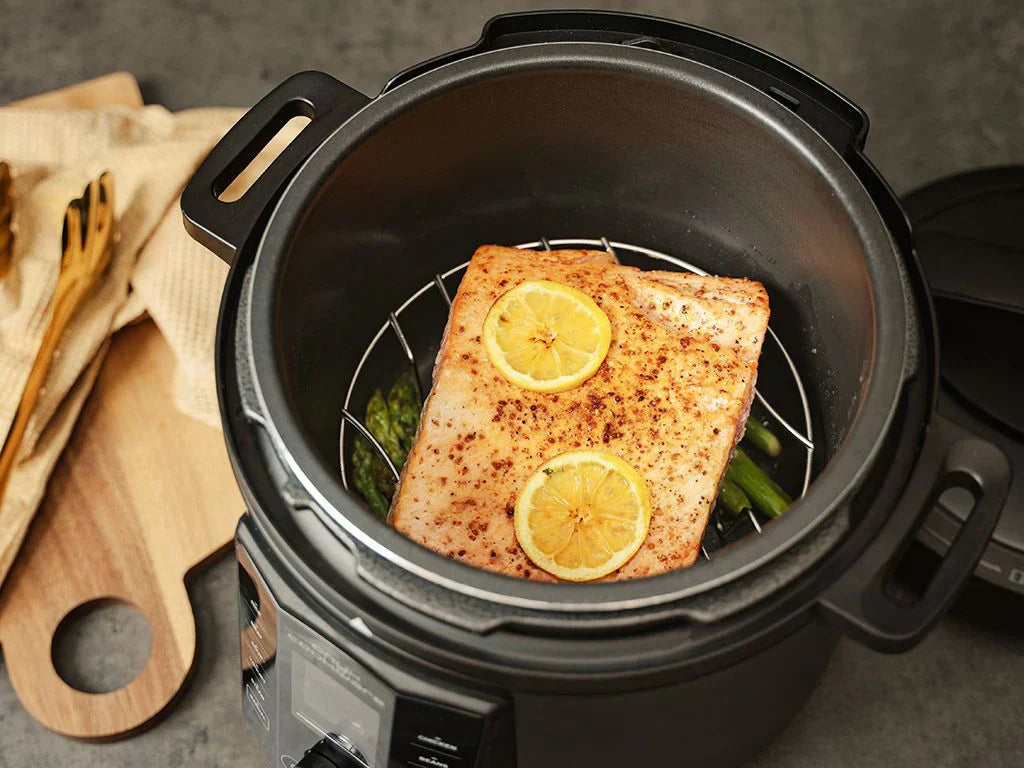 Asiatisch gedämpfter lachs im Multikocher – leicht, lecker und superschnell