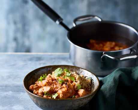 Rezept für Rogan Josh mit Hähnchen