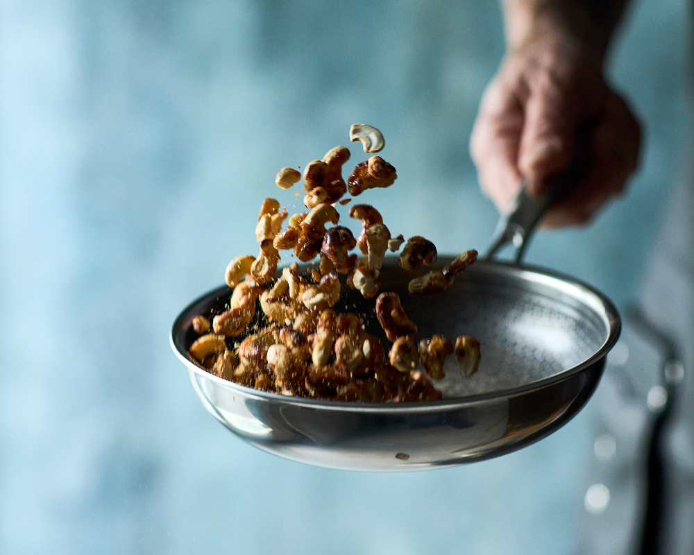 Rezept für würzige Cashewnüsse