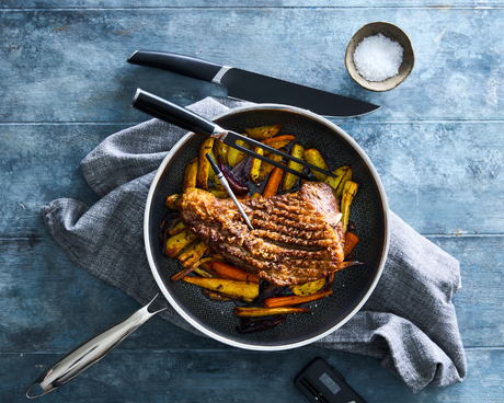 Kalbscuvette mit Wurzelgemüse