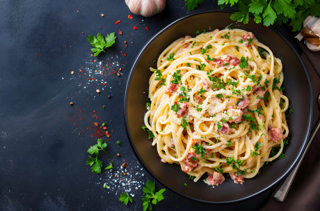 Spaghetti Carbonara Rezept ONYX Cookware