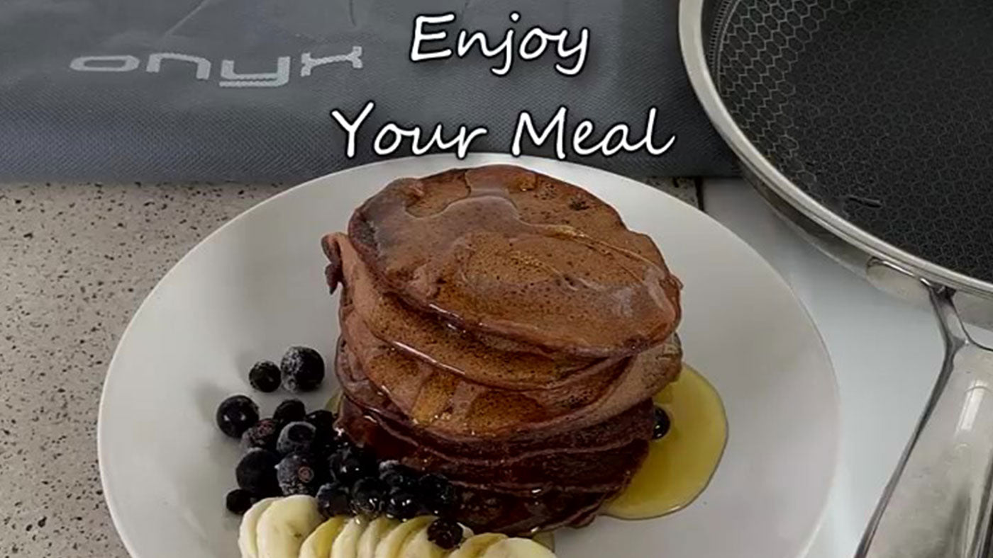 Inspiration - Vegane Schokoladen-Bananen-Pfannkuchen