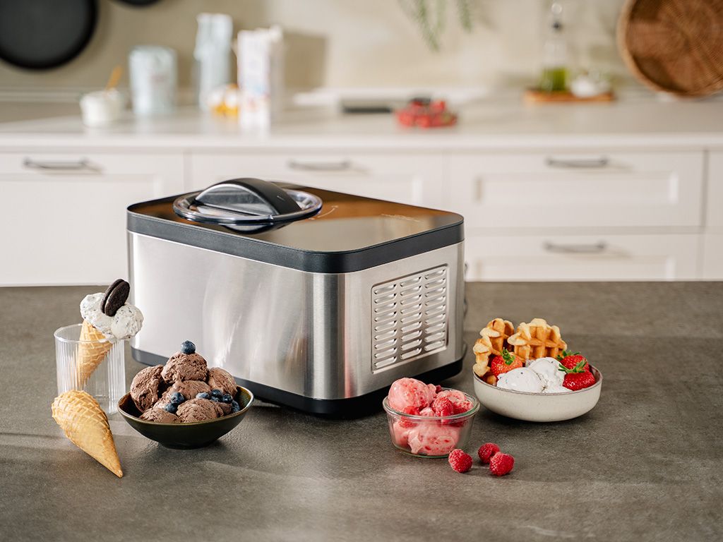 ICE CREAM MAKER WITH COMPRESSOR – ONYXCOOKWARE DE