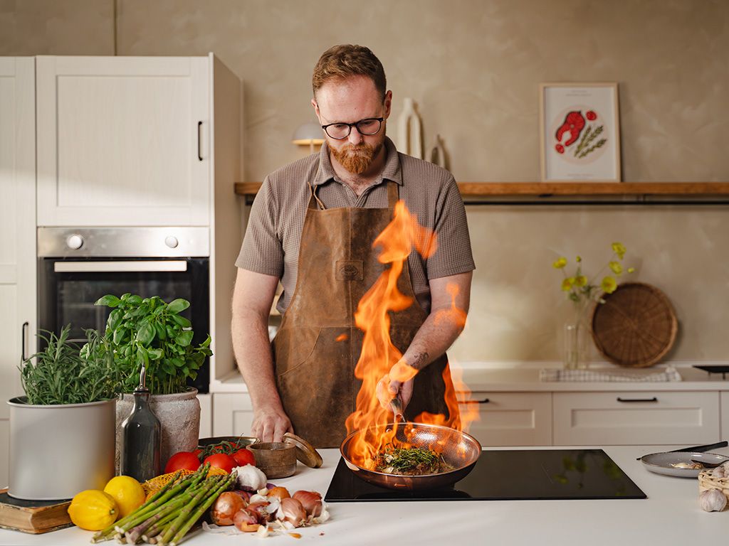 KUPFER HYBRID ANTIHAFT BRATPFANNE 24 CM - 4
