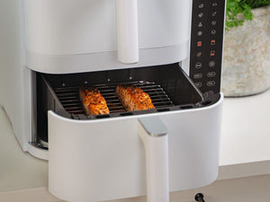 HEISSLUFTFRITTEUSE - DUAL STACK 12L - WEISS - 6