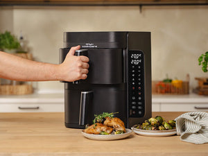 HEISSLUFTFRITTEUSE - DUAL STACK 12L – SCHWARZ - 7