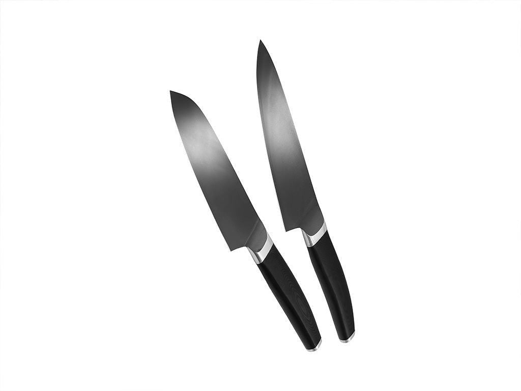 2-DELE KOKKE-SANTOKU KNIVSÆT - 1