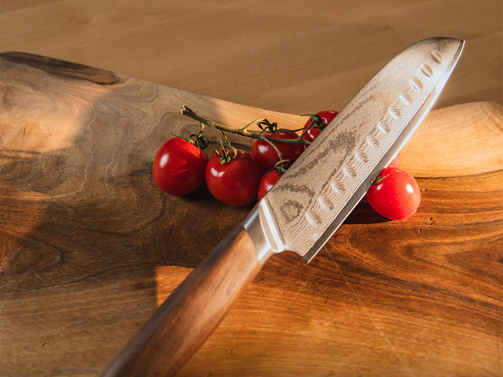 Damast-Santokumesser 18cm
