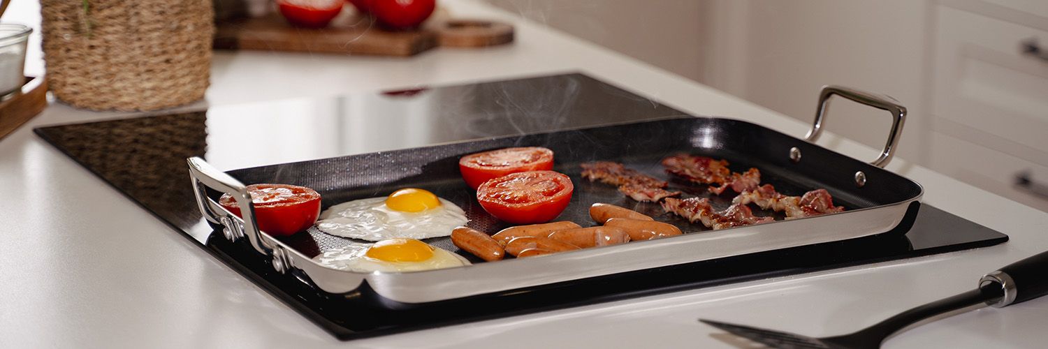 HYBRID ANTIHAFT GRILLPLATTE