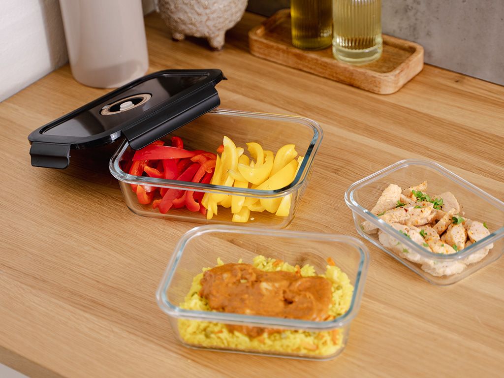 RECHTECKIGER VACUUM-GLASBEHÄLTER – 630ML - 5