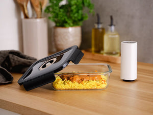 QUADRATISCHER VACUUM-GLASBEHÄLTER – 1230ML - 2