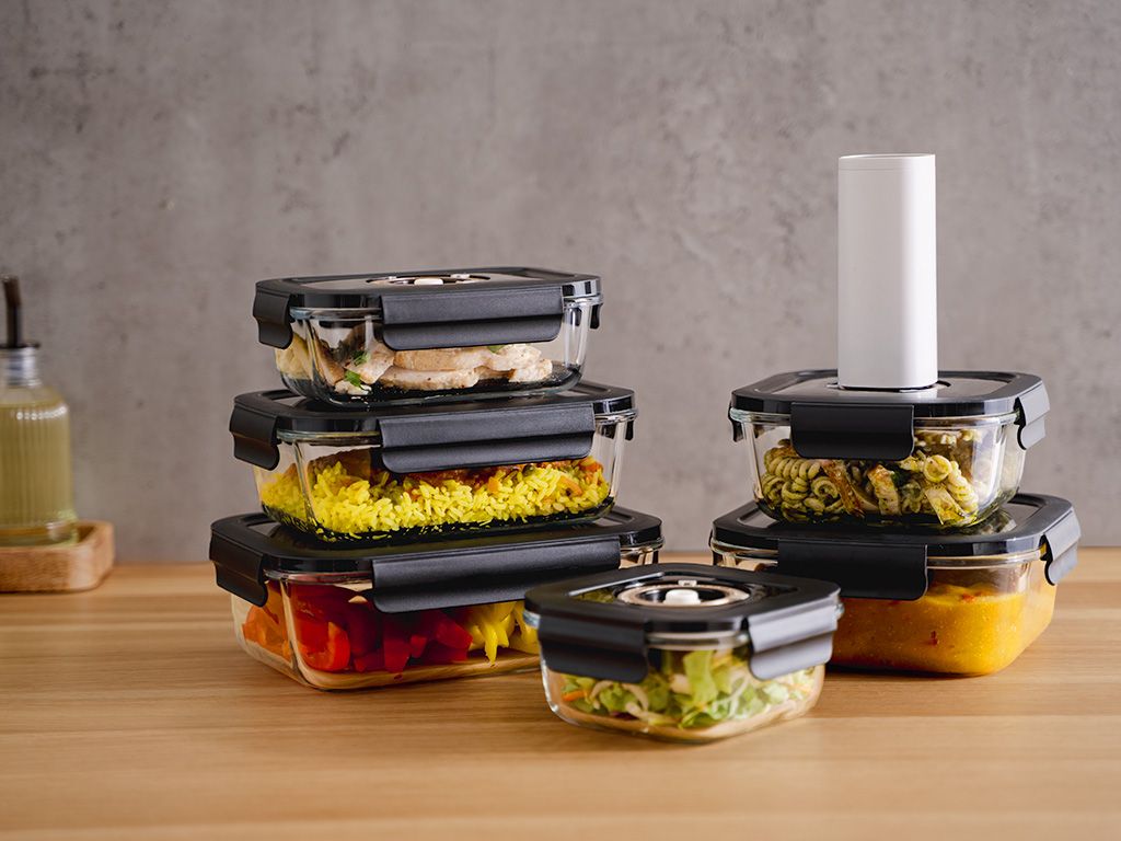 VACUUM GLASS CONTAINER MIX SET