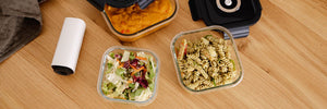 SQUARE VACUUM GLASS CONTAINER - 525ML - 6