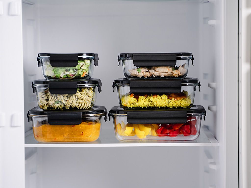 VACUUM-GLASBEHÄLTER MIX-SET – 6TLG - 4