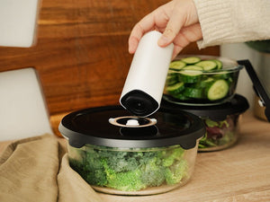 ROUND VACUUM GLASS CONTAINER – 635ML SET - 4PC - 2