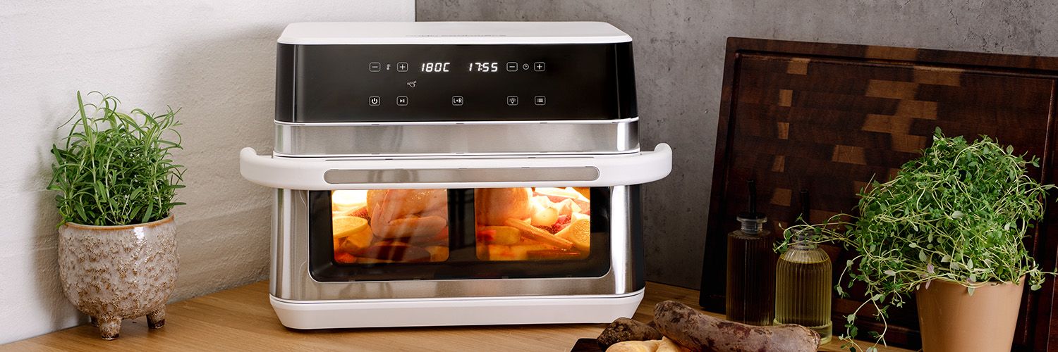 HEISSLUFTFRITTEUSE - DUAL BASKET - 12L