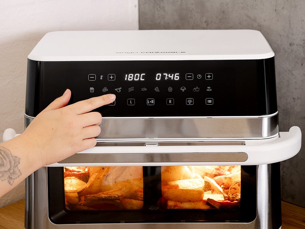 HEISSLUFTFRITTEUSE - DUAL BASKET - 12L