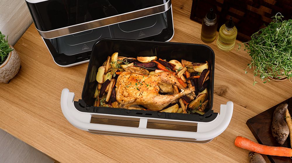 HEISSLUFTFRITTEUSE - DUAL BASKET - 12L - 3