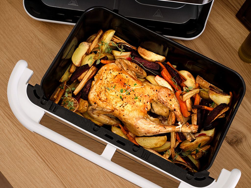 HEISSLUFTFRITTEUSE - DUAL BASKET - 12L