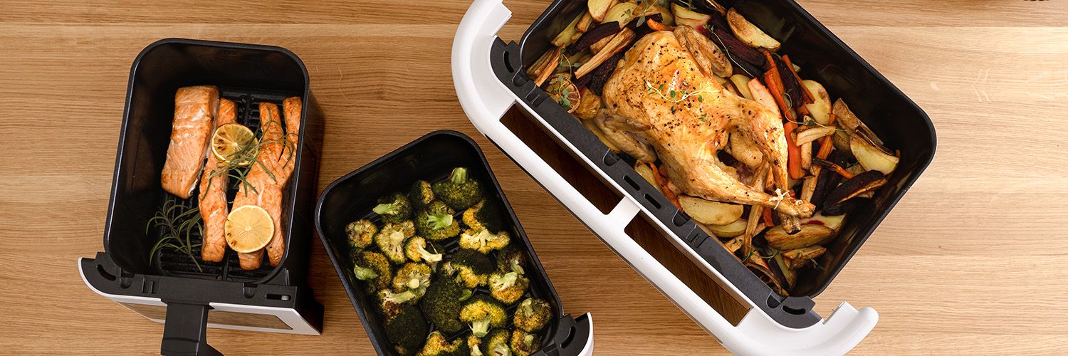 HEISSLUFTFRITTEUSE - DUAL 11L - SET