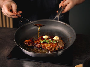 ZERO – NATÜRLICH ANTIHAFT WOK+SAUTIER-SET – 2 TEILE - 8