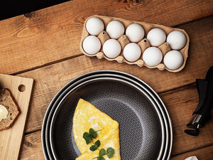 FRYING PAN WITH DETACHABLE HANDLE 3-PC SET - 2