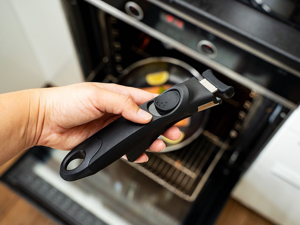 BRATPFANNE MIT ABNEHMBAREM GRIFF 3 STÜCK SET - 8