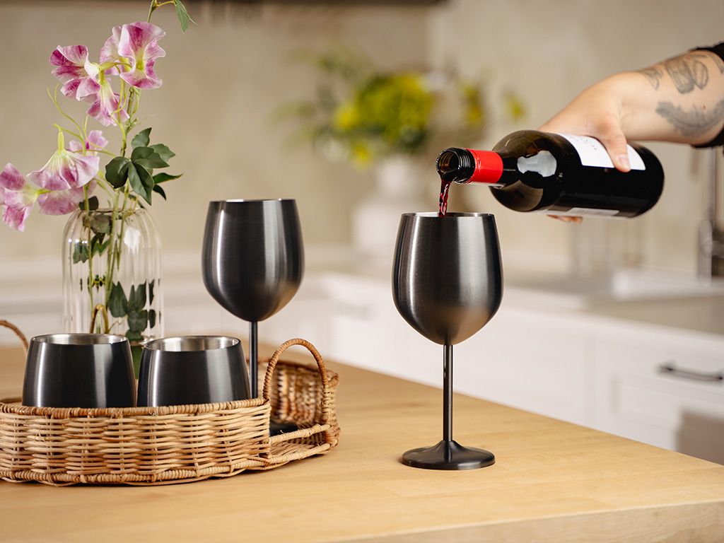 DOUBLE WALL STAINLESS STEEL WINE GLASS – ONYXCOOKWARE DE