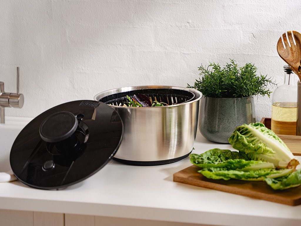 SALATSCHLEUDER AUS EDELSTAHL - 8