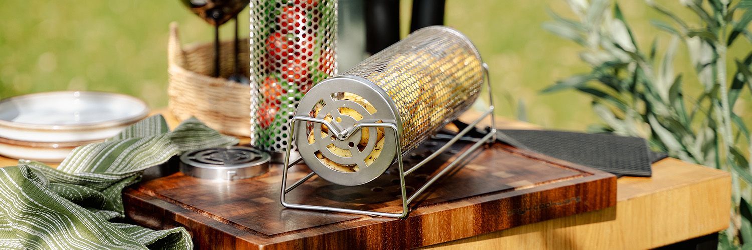 MITTLERER GRILLKORB ZYLINDER – 4 STÜCK