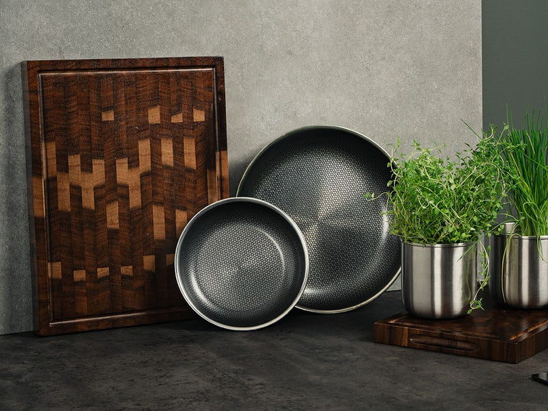 BRATPFANNE MIT ABNEHMBAREM GRIFF 30CM SET