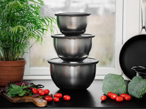 EDELSTAHL-RÜHRSCHÜSSELN – 3000ML - 5