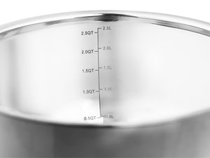 EDELSTAHL-RÜHRSCHÜSSELN – 3000ML - 3