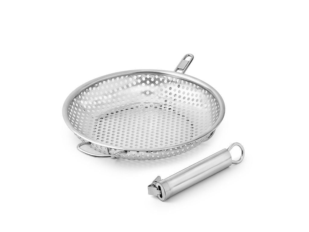 BBQ-GRILLPFANNE MIT ABNEHMBAREM GRIFF 28 CM - 3