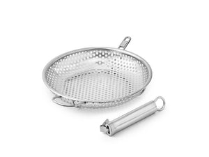 BBQ-GRILLPFANNE MIT ABNEHMBAREM GRIFF 28 CM - 3