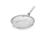 BBQ-GRILLPFANNE MIT ABNEHMBAREM GRIFF 28 CM