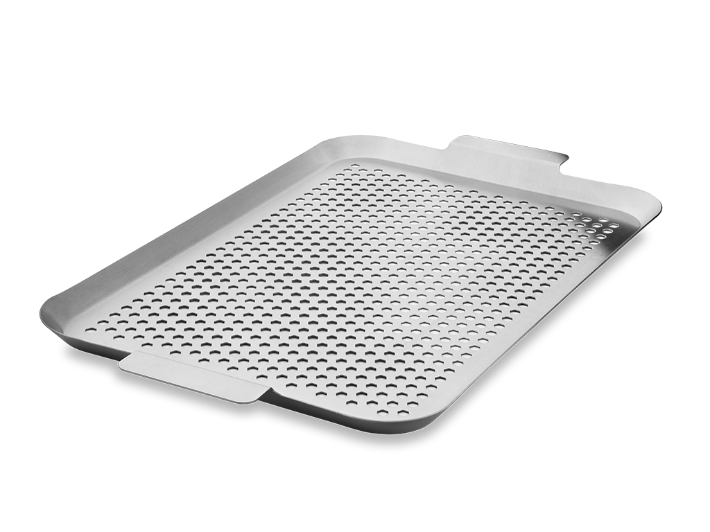 STAINLESS STEEL BBQ TRAY 50×30 CM - 1