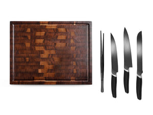 WALNUSS-SCHNEIDEBRETT – PREMIUM SET