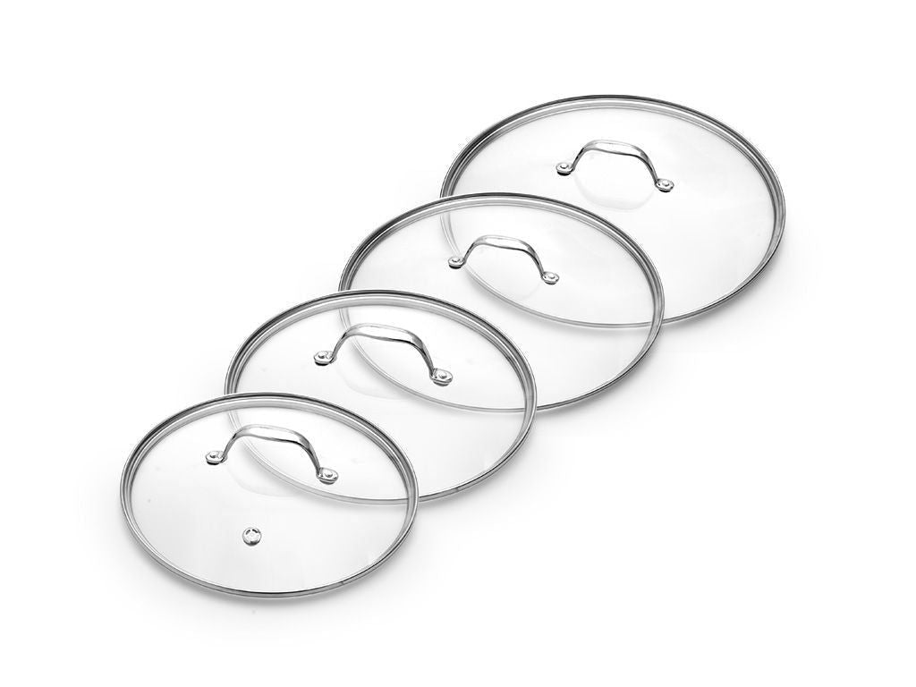 GLASDECKEL-SET 20/24/26/28 CM – 4-TEILIG - 1