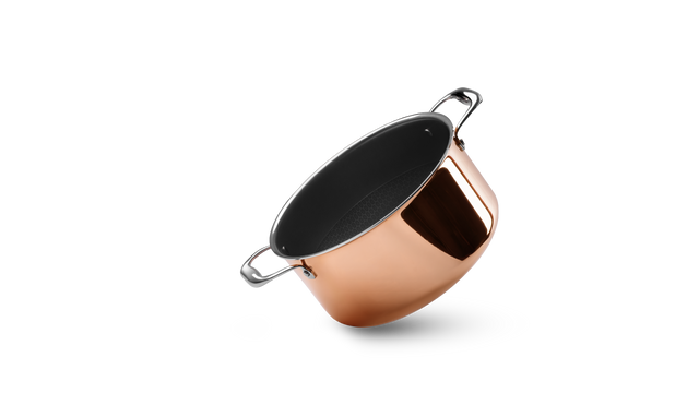 KUPFER HYBRID ANTIHAFT KOCHTOPF 24 CM - 1