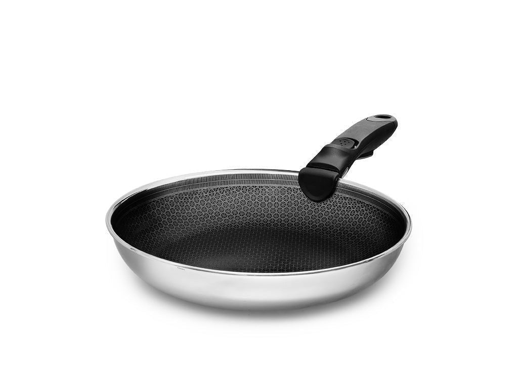 BRATPFANNE MIT ABNEHMBAREM GRIFF 24CM SET - 1