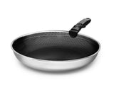 BRATPFANNE MIT ABNEHMBAREM GRIFF 30CM SET