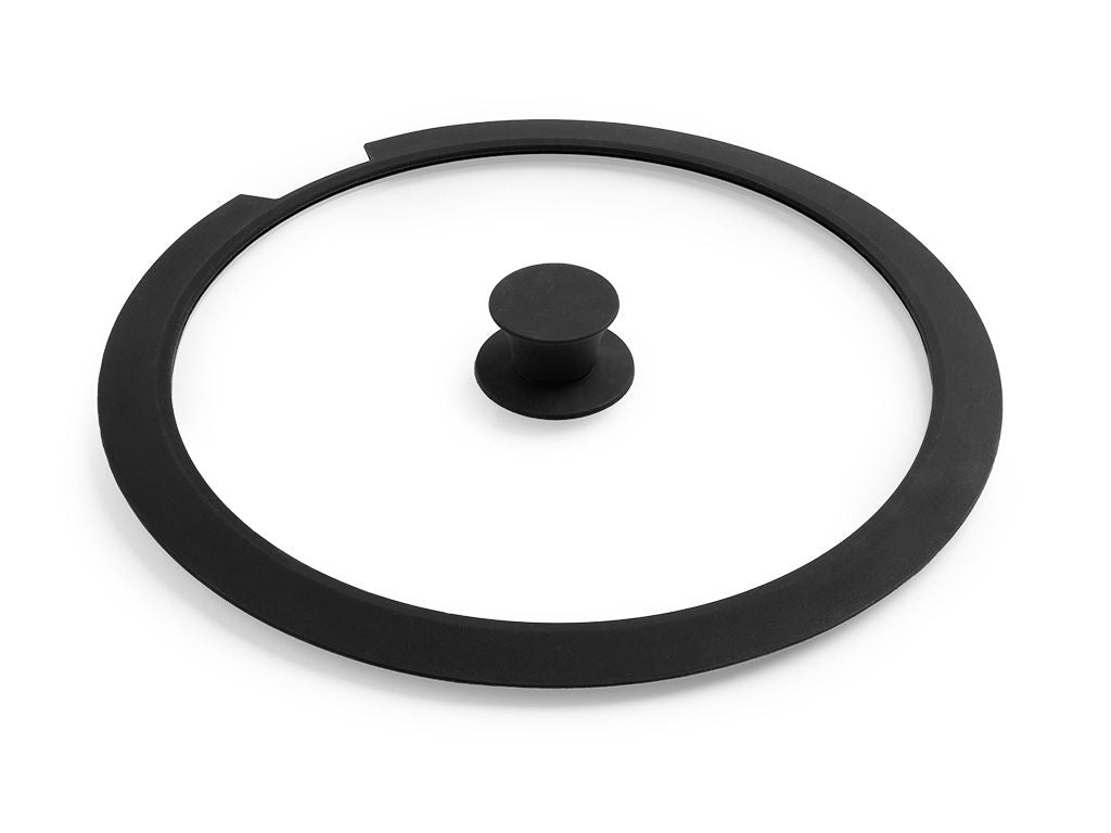 HANDLELESS GLASS LID – 30CM - 1