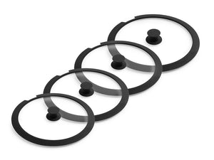 GLASDECKEL OHNE GRIFF – 4-STÜCK - 1