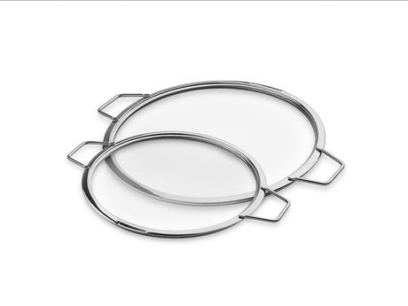 STAPELBARE GLASDECKEL – 24/ 30 CM – 2 TEILE - 1