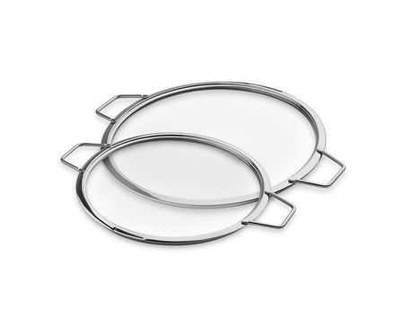 STAPELBARE GLASDECKEL – 26/ 30 CM – 2 TEILE - 1