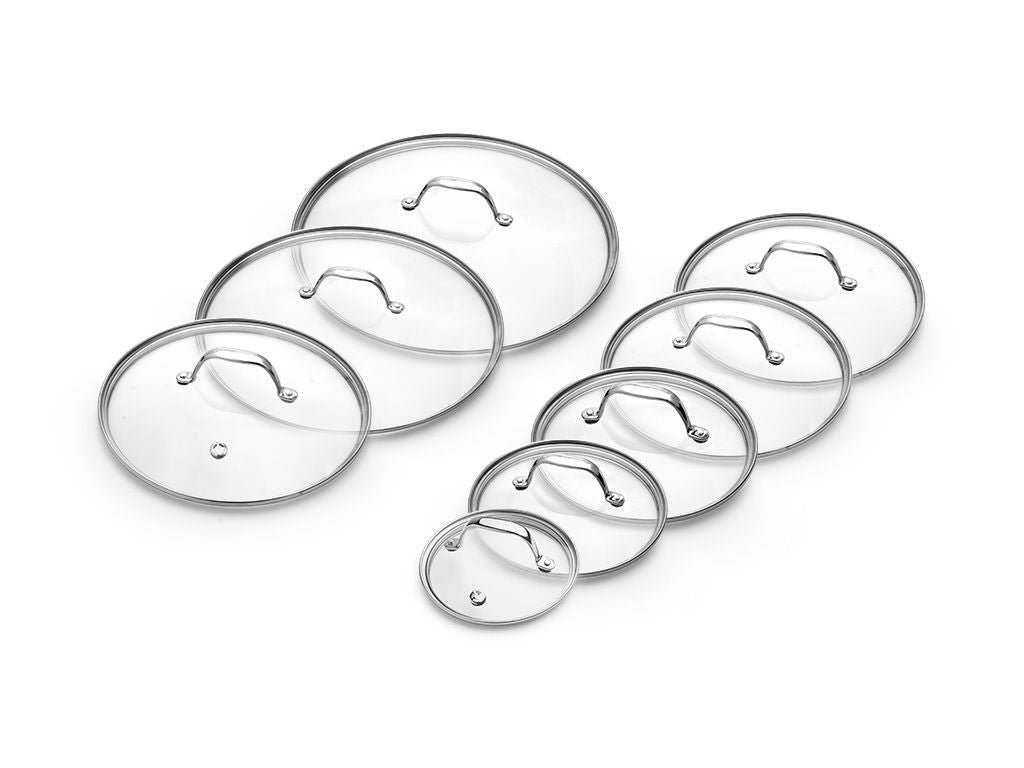 GLASDECKEL-SET - 8-TEILIG