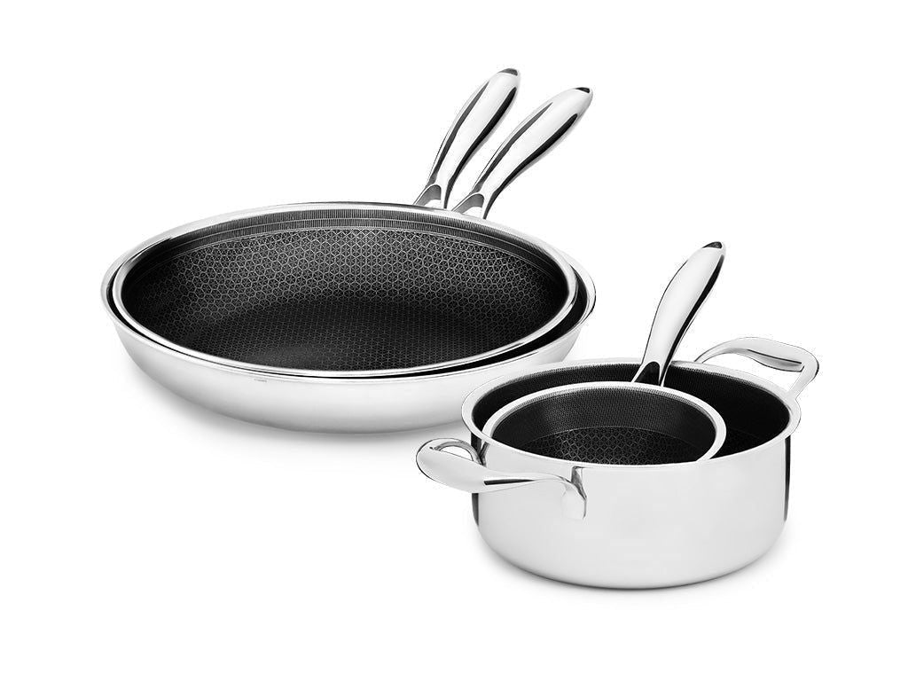 GEMISCHTES TOPF-/PFANNEN-SET - 4 STÜCK - 1
