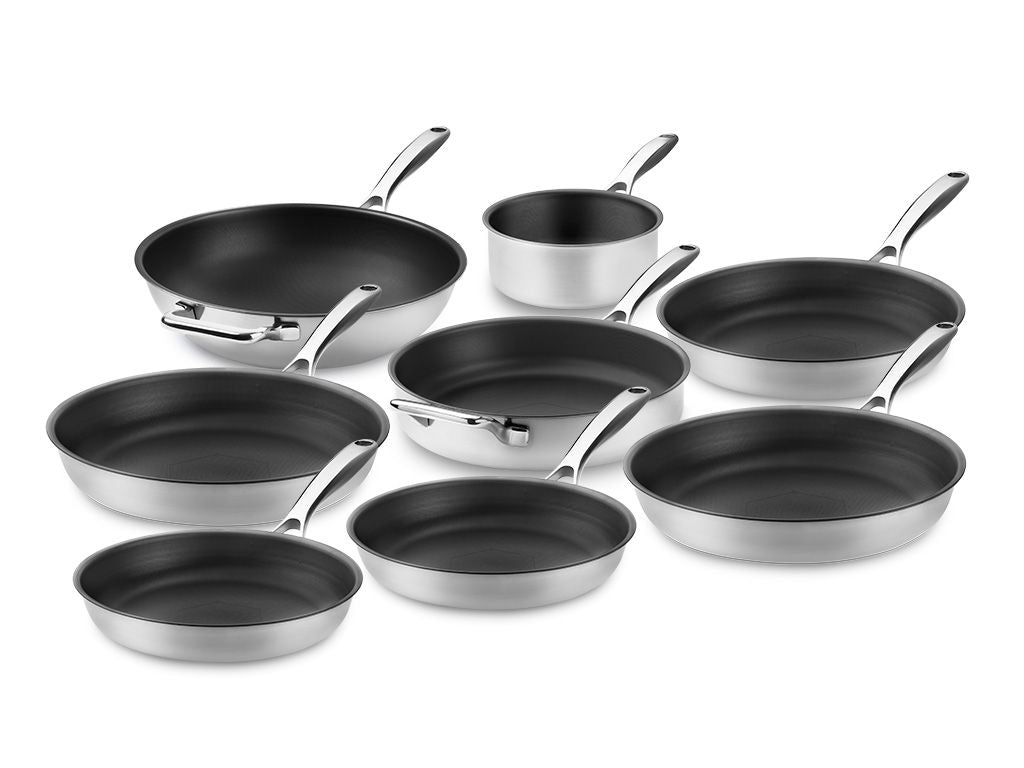 ZERO – NATÜRLICHES NON-STICK KOCHGESCHIRR-SET - 8-TEILIG - 1
